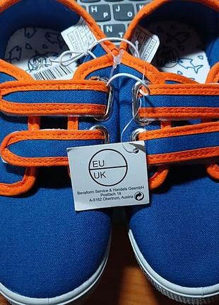 26 р детские холщевые на липучках тканевые мокасины летняя спортивная обувь легкие кроссовки2 фото