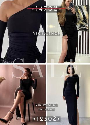 Черное приталенное платье макси1 фото