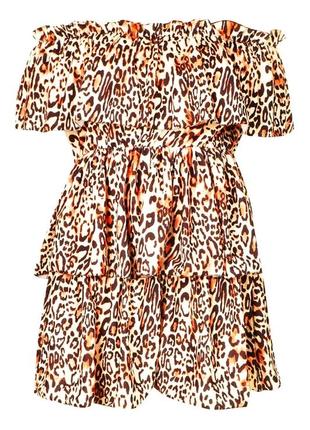 Коктейльна сукня в леопардовий принт🔥