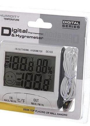 Термометр с гигрометром dc-1034 фото