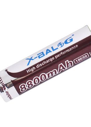 Акумулятор 18650, x-balog, 1200mah, коричневий