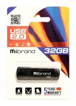 Usb флеш mibrand grizzly 32gb 2.0 флеш-накопитель