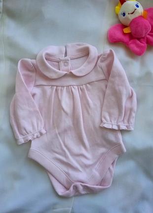 Одяг для немовлят,  рожевий боді, бодік для дівчинки до 1 місяця 56 см