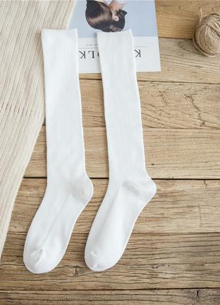 Довгі гольфи шкарпетки жіночі женские носки гольфы гетры длинные 12011 фото