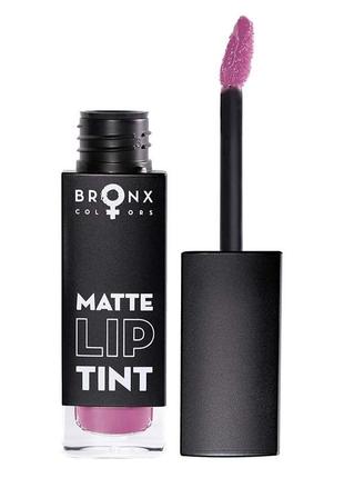 Матовий тинт для губ matte lip tint bronx colors 5 ml mlt04 бегонія