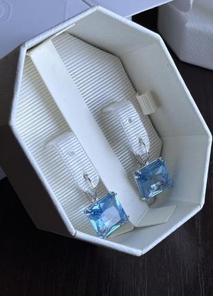 Сережки swarovski