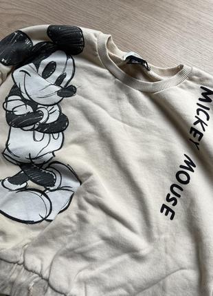 Pull and bear mickey mouse sweatshirt sale
