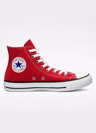 Converse all star hi red