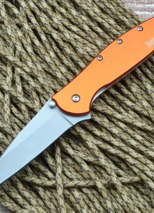 Ніж kershaw leek aluminum orange