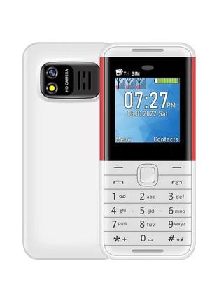 Міні мобільний телефон aiek bm5310 3sim білий