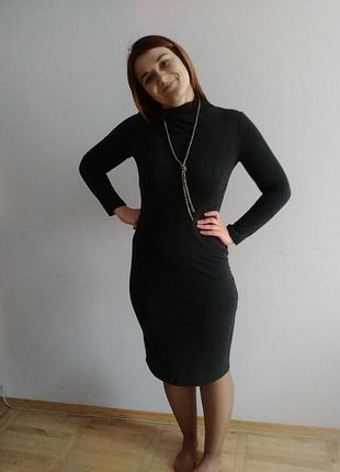 Серое платье goldi l