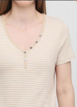 Брендовая качественная футболка в полоску c&a хлопок германия этикетка