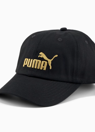 Чорна кепка puma essentials no.1 cap (нова оригінал з сша)