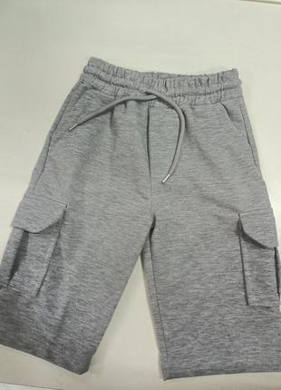 Шорты трикотажные для мальчиков а возрастом от 9 до 15 лет