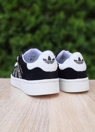 Adidas campus wales bonner black leopard4 фото