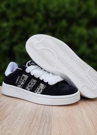 Adidas campus wales bonner black leopard8 фото