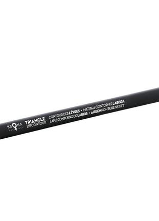 Трикутний контурний олівець для губ bronx colors lip contour pencil tlp06 0,97 г червоний