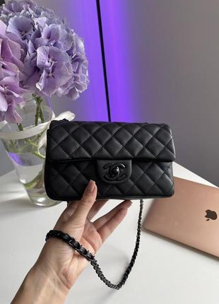 Сумка chanel classic из гладкой кожи