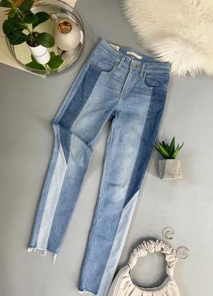 Джинси зі вставками , шикарні , leviʼs оригінал , розмір 243 фото