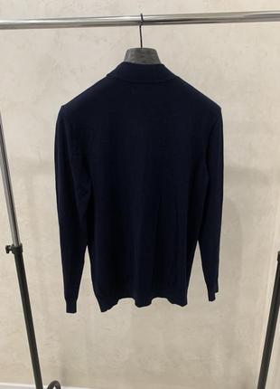 Базовий синій гольф пуловер светр zara джемпер7 фото