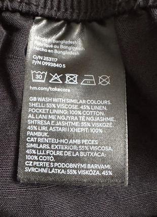Ідеальні лляні шорти на літо великий розмір h&m linen blend zara massimo dutti cos5 фото
