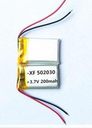 Аккумулятор литий-полимерный 200 mah 3.7v 502030