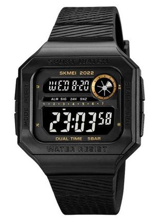 Часы наручные 2022gdbk skmei, gold-black