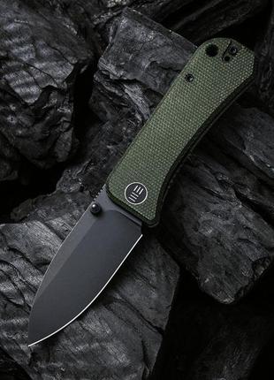 Ніж we knife banter green micarta1 фото