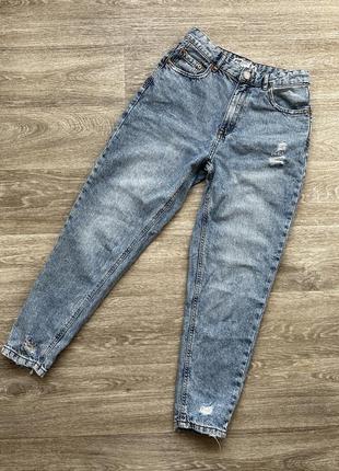 Стильні блакитні джинси fb sister mom 38/м