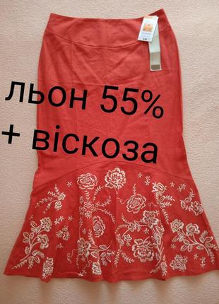 Спідниця m&s льон м