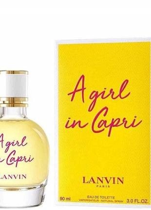 Цитрусовий жіночий аромат у стилі lanvin a girl in capri lanvin, ланвін