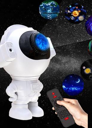 Звездный 3d проектор mgy-141 astronaut, bluetooth, speaker, night light