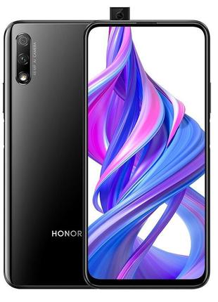 Потужний смартфон honor 9x 6/64gb black сенсорний мобільний телефон хонор з великим екраном