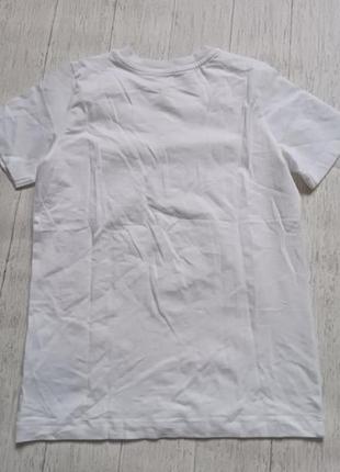 Нова футболка біла футболка базова фудболка однотонная белая