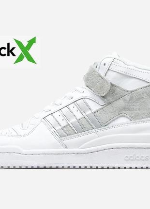 Кросівки adidas forum high silver