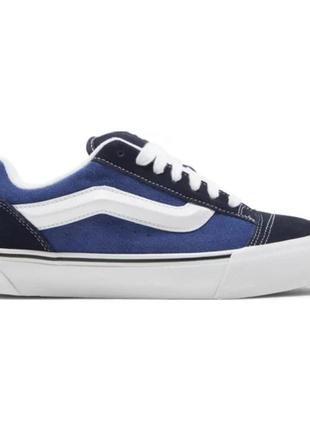 Стильні кросівки vans knu-skool 'navy white' box