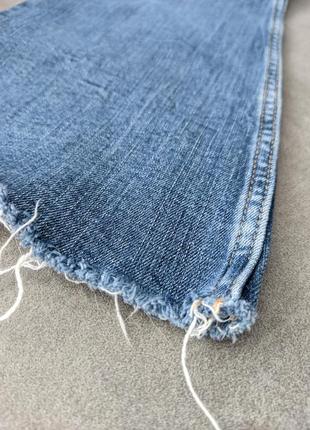 Стильные женские укороченные джинсы клеш кльош 362 фото