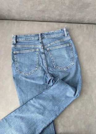 Стильные женские укороченные джинсы клеш кльош 364 фото