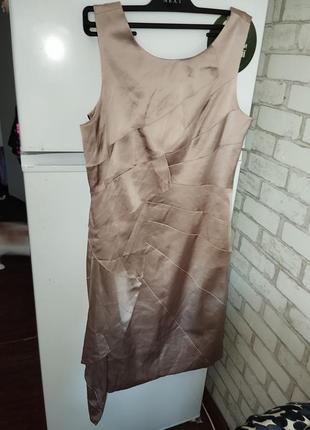 Платье сарафан натуральный шелк размер л