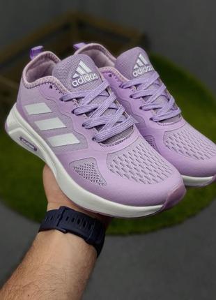 Adidas cloudfoom сиреневые