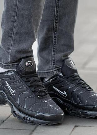 Nike air max tn plus black чоловічі кросівки nike кросівки nike nike брендові чоловічі кросівки nike