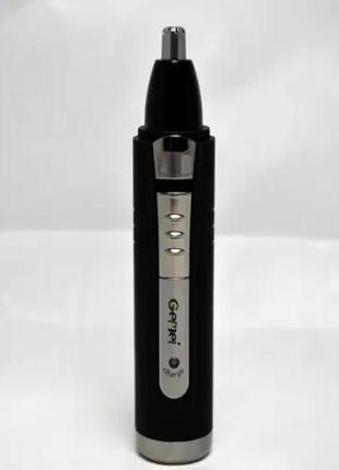 Тример gemei (gm-3109) акумуляторна машинка для стрижки волосся в носі та вухах стайлер