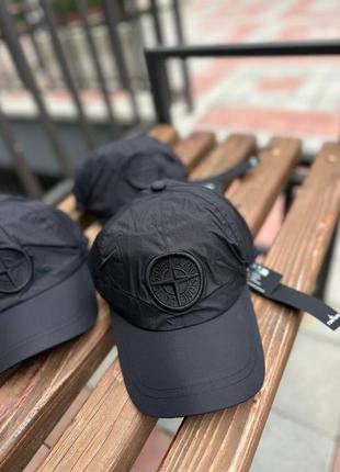 Stone island nylon cap black