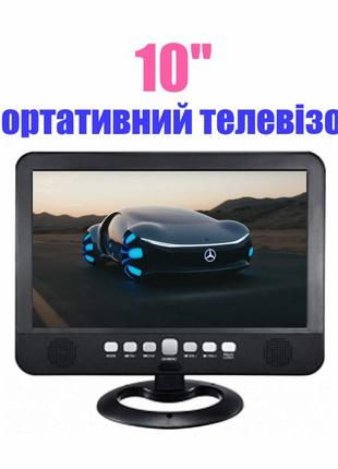 Автомобільний телевізор з т2 opera 1002 портативний телевізор з hdmi 10” цифрове телебачення