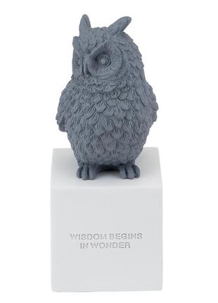 Статуетка "owl" 30 см, сіра