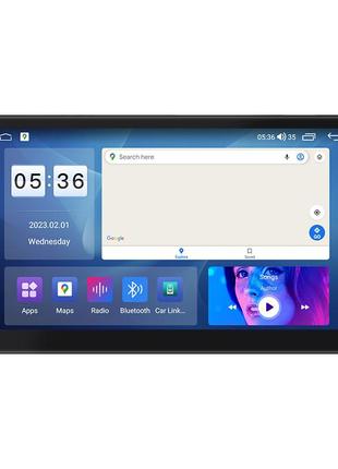 Автомагнітола 2 din 9.5" mekede m6 plus 2000*1200 4g carplay 4/64gb carplay 4g wi-fi gps prime