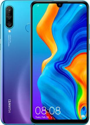 Смартфон huawei p30 lite (nova 4e) 6/128gb blue сенсорный телефон с большим экраном на андроиде