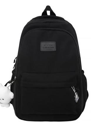 Рюкзак підлітковий 633227 з брелоком 20-35l black