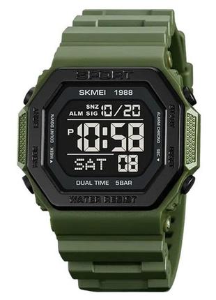 Часы наручные 1988ag skmei, army green