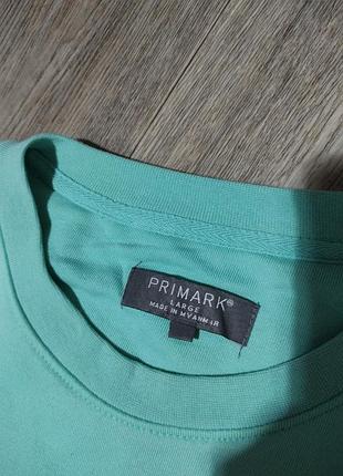 Мужской свитшот / primark / кофта / свитер / мужская одежда / чоловічий одяг / бірюзовий с...